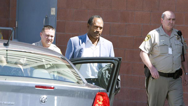 OJ SIMPSON FREE ON BAIL