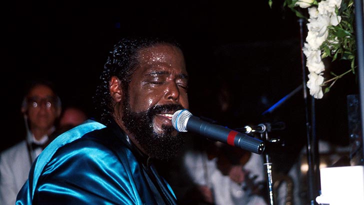 SD09/07/93 BARRY WHITE PHOTO BY MITCHELL LEVY RANGEFINDER/GLOBE PHOTOS,INC.