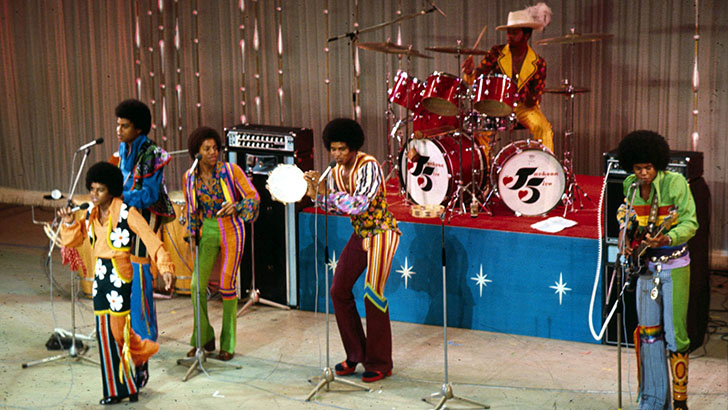 JACKSON FIVE PHOTO BY RICHARD FITZGERALD/GLOBE PHOTOS INC