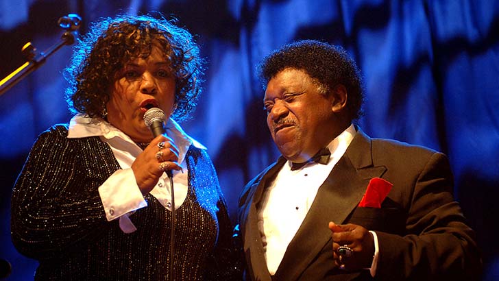 Percy Sledge and his wife