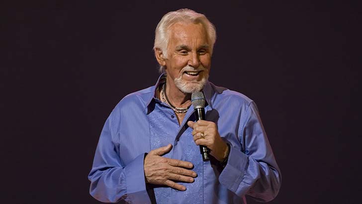 Kenny Rogers playing a headline at the Clyde Auditorium at the SECC in Glasgow