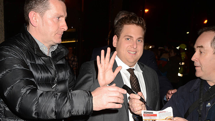 Jonah Hill and Channing Tatum among celebrities to arrive for The Late Late Show - Outside Arrivals